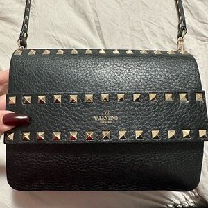 Valentino Garavani Small Rockstud Leather Bag